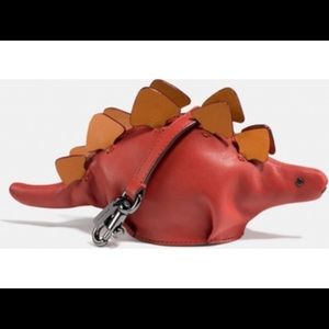 Coach “Steggy” leather coin purse case. NWT